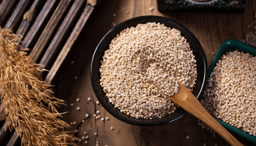 Quinoa tem excelentes benefícios a saúde.
